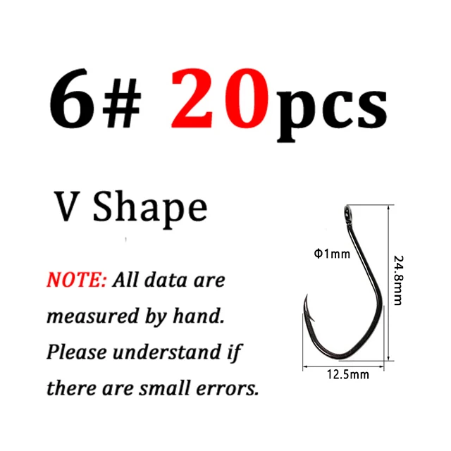 20pcs size 6