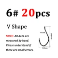 20pcs size 6