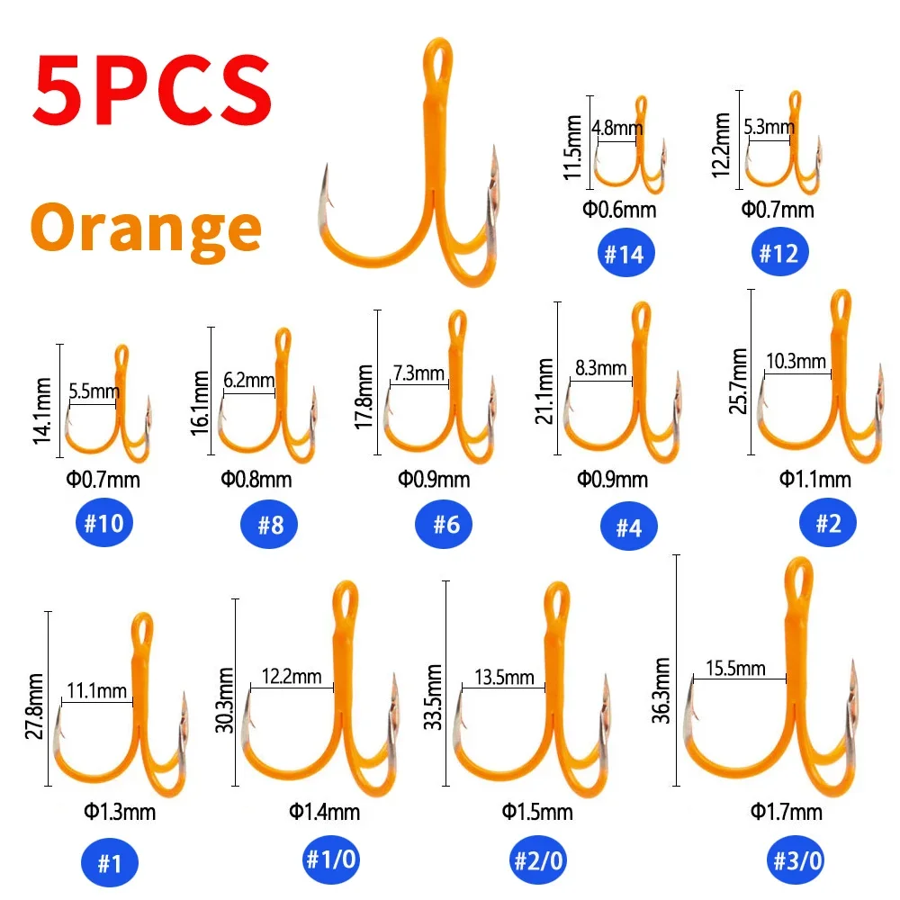 5PCS Orange