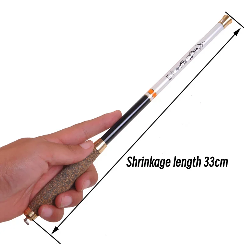 1.5M~3.6M Outdoor Fishing Rod Telescopic Seawater Freshwater Carbon Fiber Cast Creek Rod River Lake Pesca - imagen 3