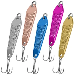 THKFISH Cucharas Giratorias Metálicas – Señuelos para Trucha y Lucio