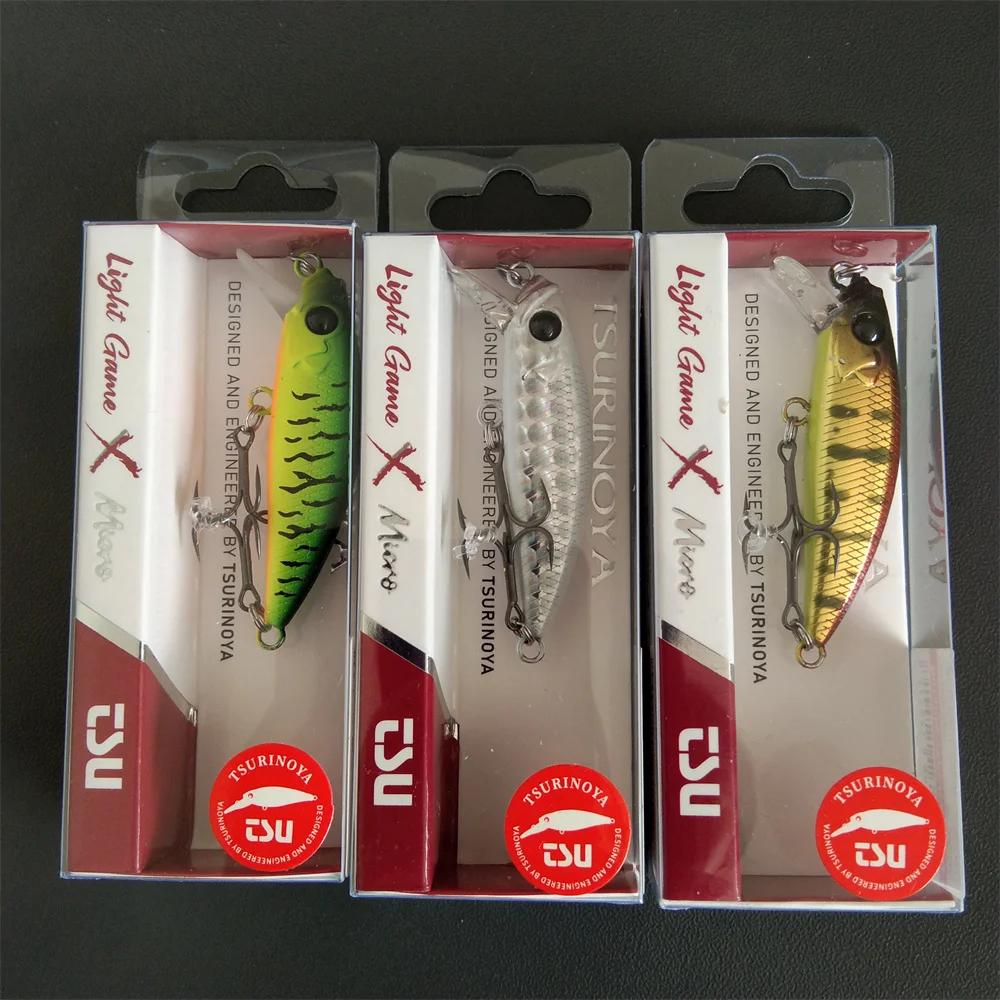 Tsurinoya 8 Uds señuelo de pesca colorido 5g/4,6 cm pececillo hundido ojos 3D Trolling Buzz cebo señuelo Crankbait aparejos de pesca de lubina - imagen 3