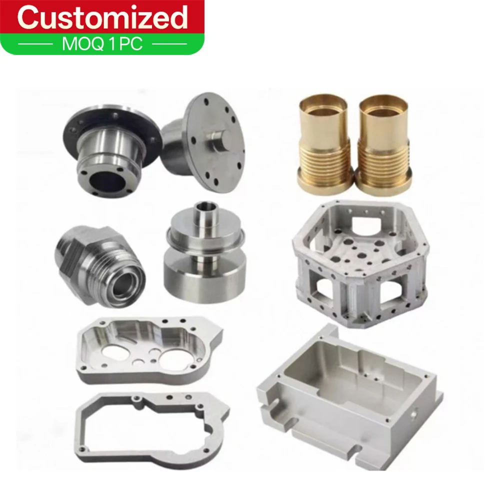 CNC mecanizado en aluminio, latón y acero inoxidable