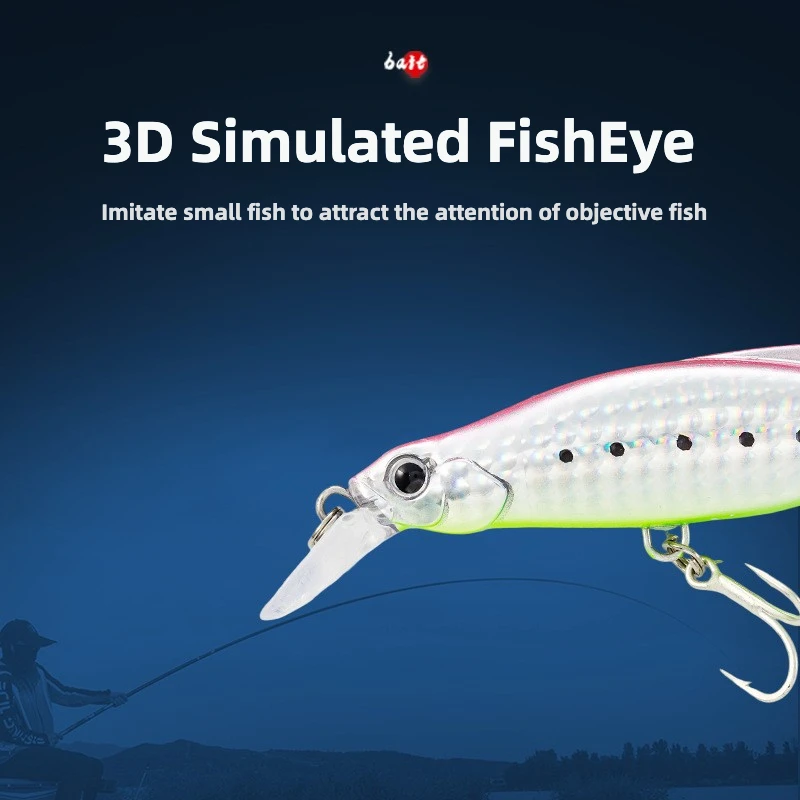 TSUYOKI Wobblers artificiales Jerkbait señuelo plantilla de agua salada artista hundimiento fundición Minnow señuelo PIN cola 35 90mm/35g JACKSON Minnow - imagen 5