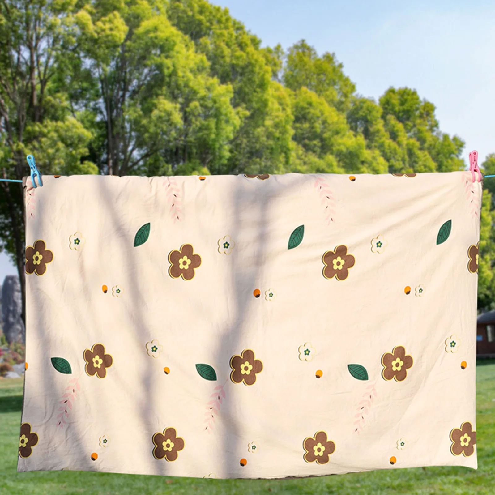 Paracord a prueba de viento de 5/10/15m, tendedero grueso de 6mm duradero para acampar, cuerda de secado antideslizante para exteriores, accesorios prácticos para tienda - imagen 4