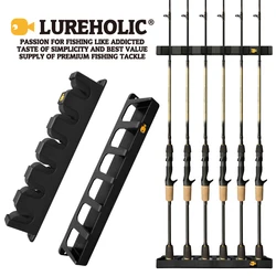 LUREHOLIC Soporte Cañas 6 uds – Estante Vertical Modular para Pared