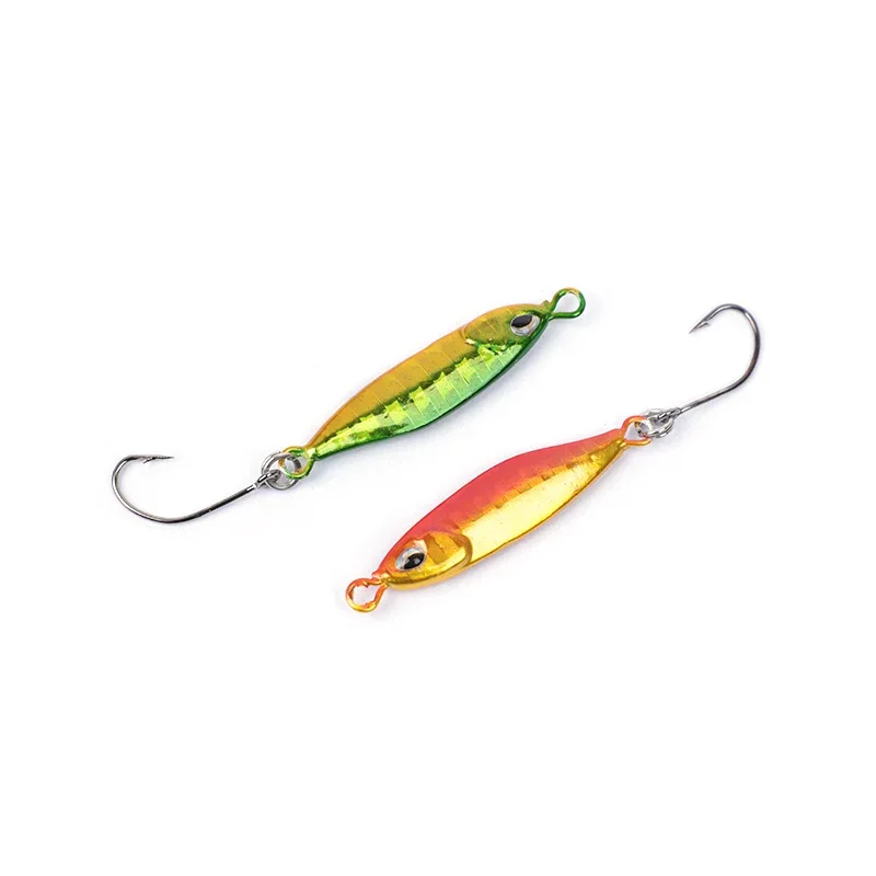 1 unidad de pez de plomo 5g, plantilla pequeña, cebo duro, señuelo de Metal pequeño de fundición larga, un solo gancho, corriente de playa, aparejos de Pesca UL, plantilla pequeña, señuelo de Pesca - imagen 3