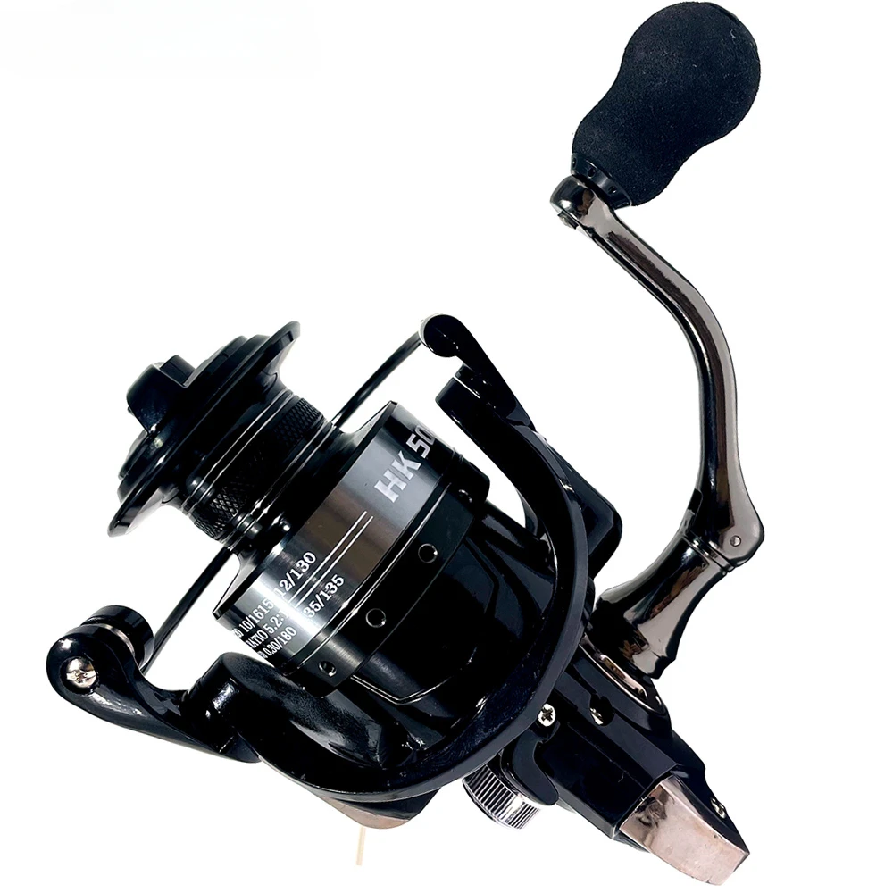 Carrete de pesca giratorio de Metal ultraligero, carrete de pesca de agua salada, alta velocidad, 5,2: 1, 2000-7000 - imagen 3