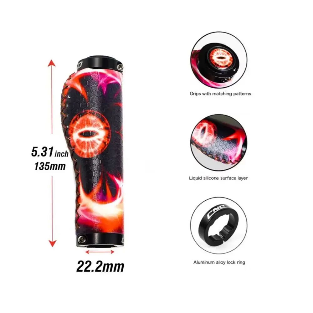 Empuñaduras 3D para manillar de bicicleta, accesorios de ciclismo - imagen 5