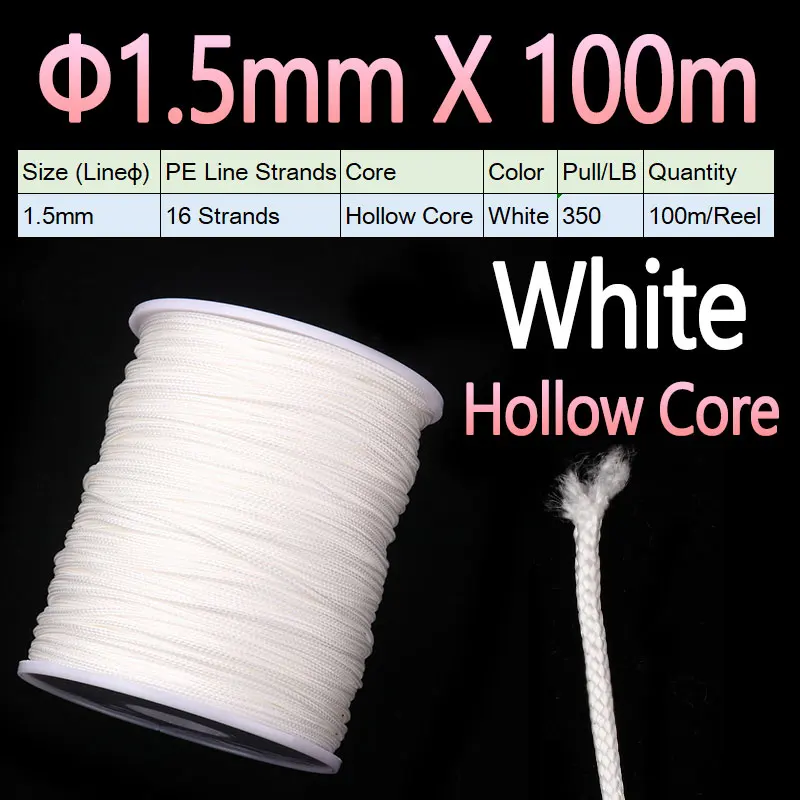 1.5mm X 100m White