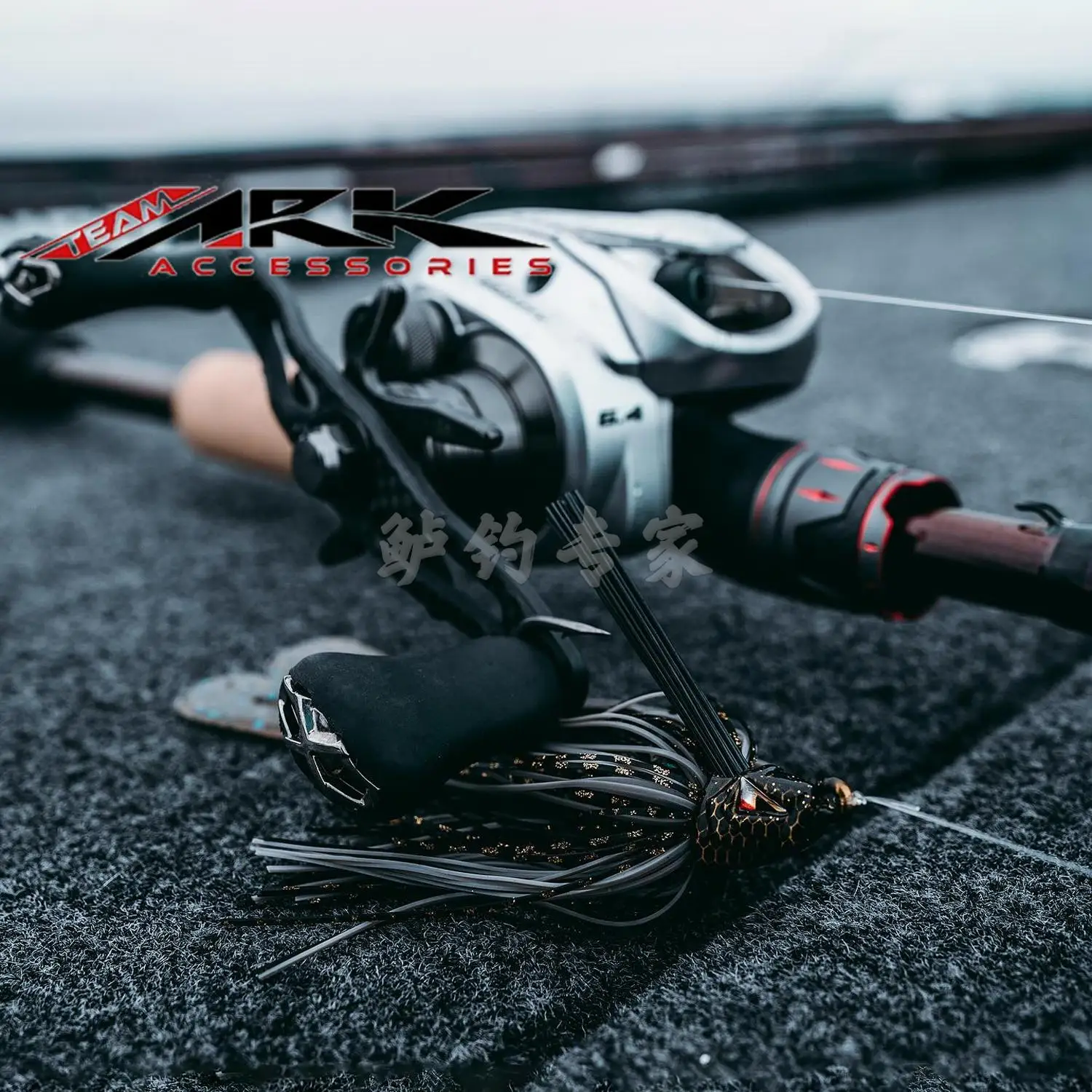 American ARK nuevo diseño de LOGAN WES, cebo Luya con anzuelo personalizado con cabeza de serpiente SWIM JIG - imagen 3