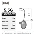 3025-5.5g 15pcs