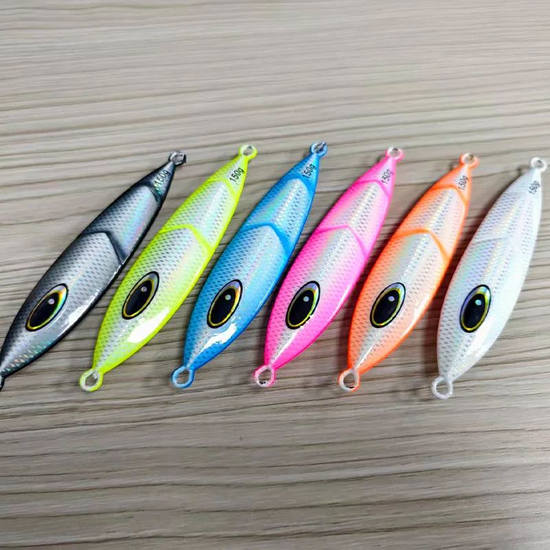 Señuelo de Pesca OBSESSION J157 80g 100g 120g 150g 200g 250g, Señuelo de Pesca Lenta, Jigging Lento, Señuelos de Metal para Pesca en Agua Salada, Jigs para Pesca Marina - imagen 3