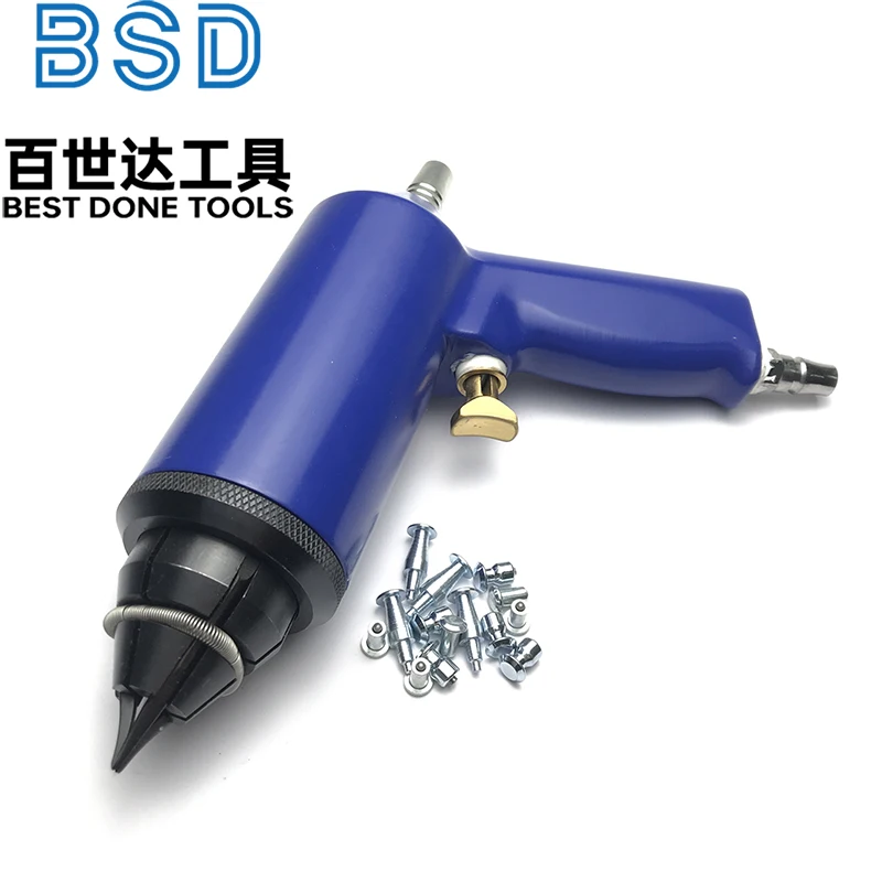 JX8mm, pistola de instalación de pernos de neumáticos/juego de herramientas de pistola de aire para rueda de invierno, neumáticos de coche, cadenas de neumáticos, tachuelas, tornillo/pistola de clavos para neumáticos de coche - imagen 2