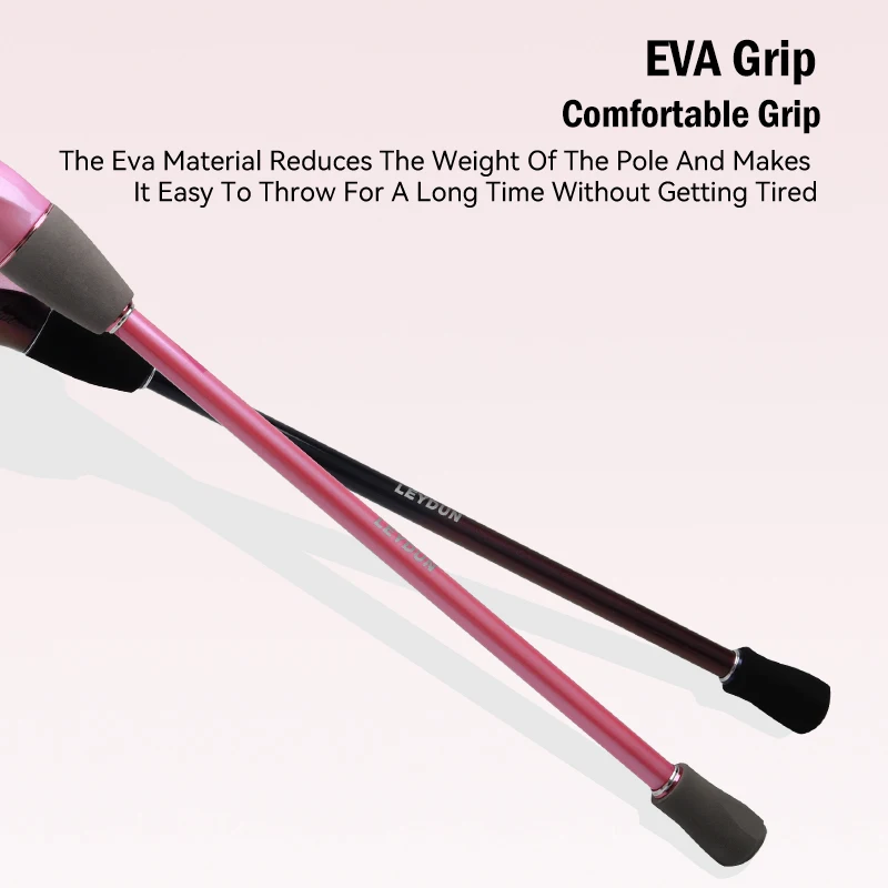 LEYDUN ZORO-caña de pescar ultraligera 3 + 1, 145/168, punta de Tianium, guía Fuji, sepia, caña de fundición portátil, barco de calamar, webfooted - imagen 5