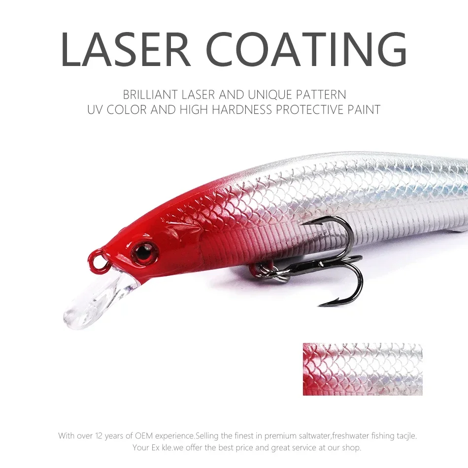 MOOKZZ-señuelos artificiales de pesca, cebos Wobblers de alta calidad para pececillos que se hunden, suspensión, modelo caliente, 6,5G/9G/11G - imagen 4