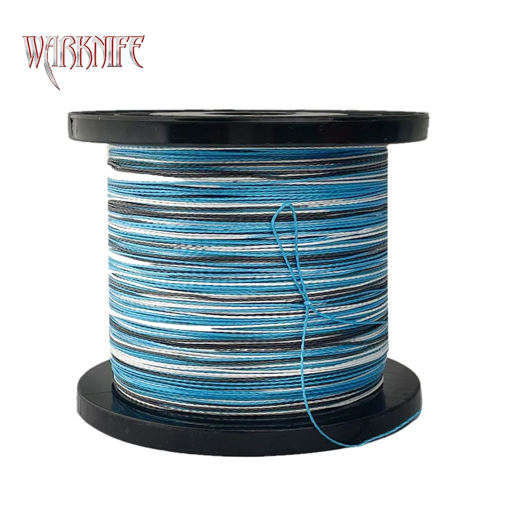 Warknife-sedal de pesca trenzado de 8 hebras para agua salada, línea de pesca de carpa de 6-300lb, color azul camuflaje, 100M, 300M, 500M, 1000M, 1500M, 2000M - imagen 3