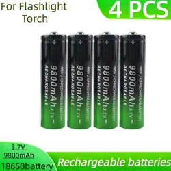 Batería 18650 de alta capacidad para linterna LED