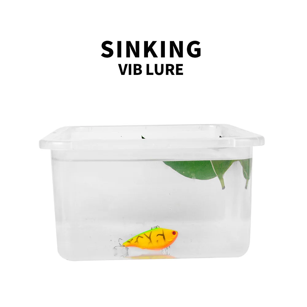 VIB-aparejos de pesca Wobblers, 55mm, 7,5g, Señuelos de Pesca, cebo de vibración para profundidad completa, accesorios artificiales - imagen 5