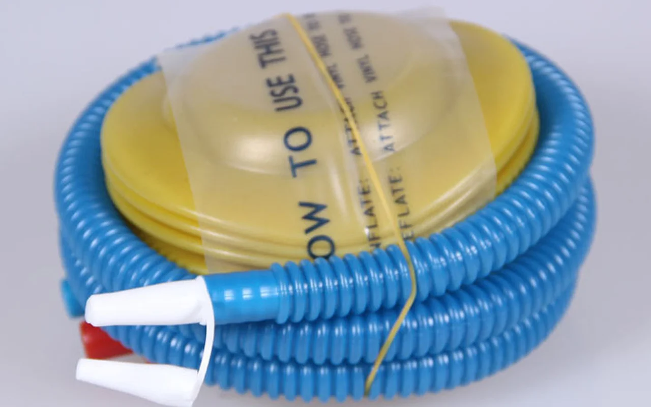 Bomba de pie portátil, bomba de aire con Pedal de 4 pulgadas, bomba de globo para bomba de anillo de natación - imagen 3