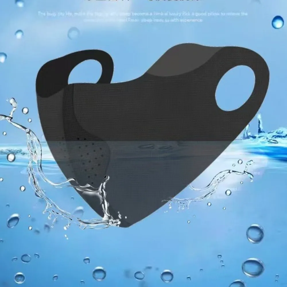 Nueva máscara de seda de hielo transpirable Anti-UV máscara de protección solar a prueba de polvo velo facial lavable regalo - imagen 3