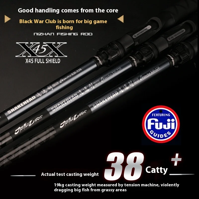JinTu Sword Special Caña de casting XH/XXH Superhard con guías Fuji - imagen 2