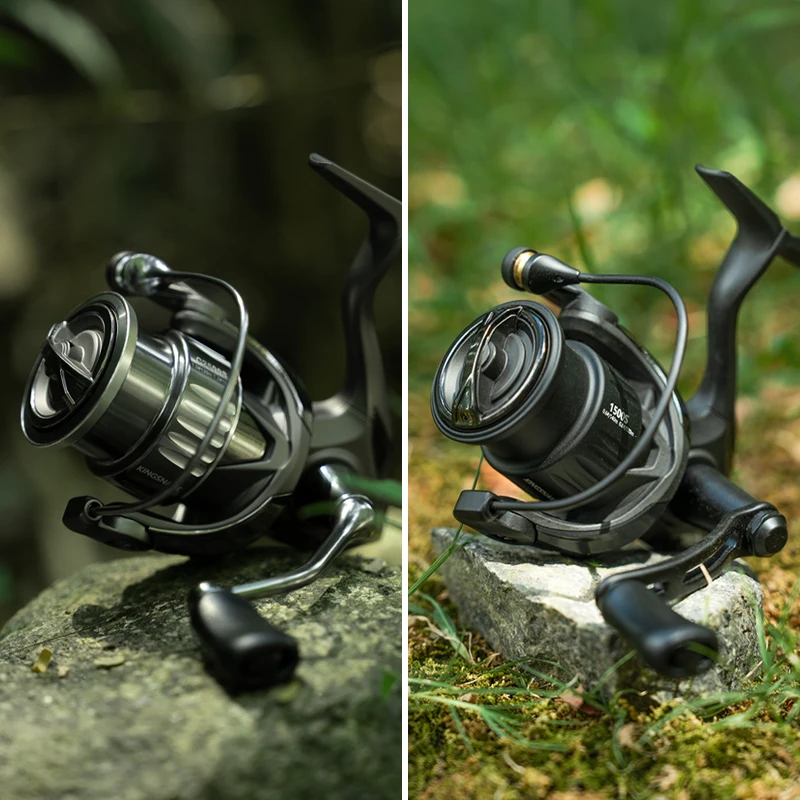 Carrete giratorio LINNHUE KINSNAKE II 1500-2500 función de disposición de cables densos cuerpo de fibra de carbono impermeable 9BBS carrete de pesca - imagen 2