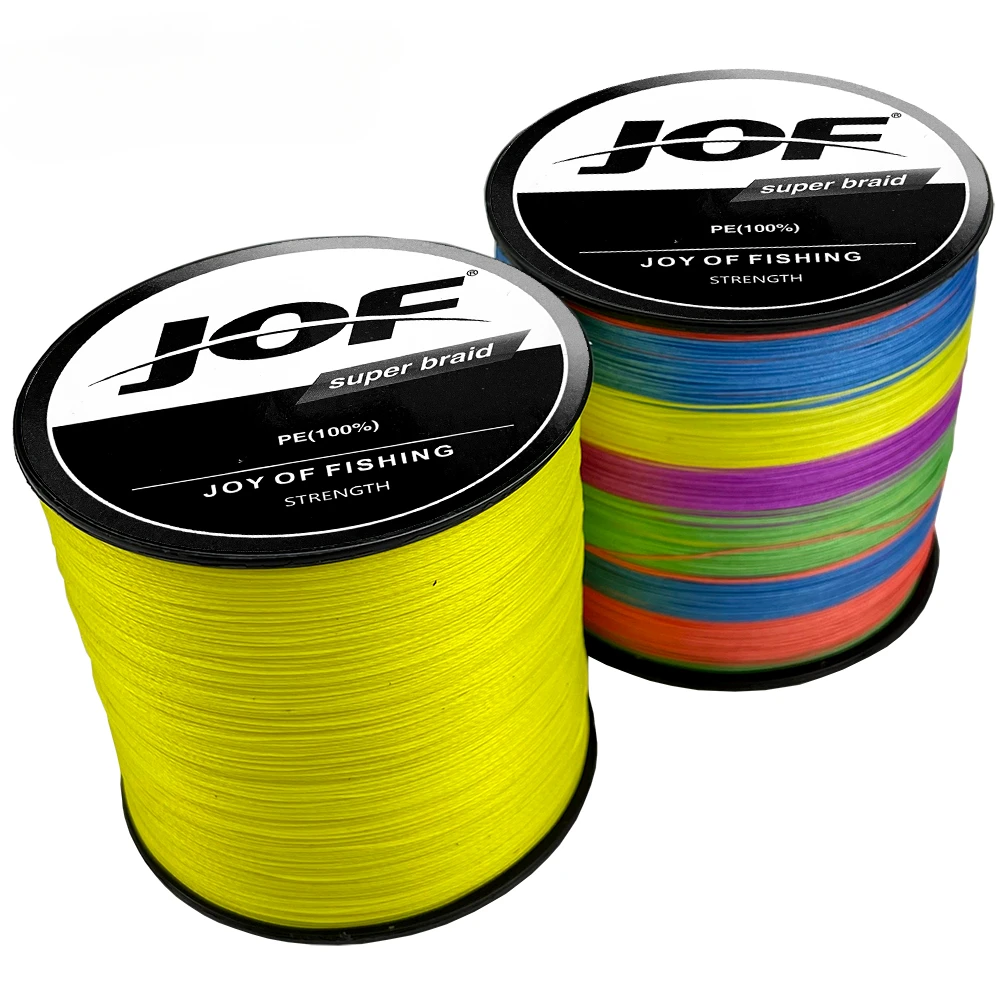 JOF-sedal de pesca trenzado multifilamento, 12 hebras, 1000M, 500M, 300M, línea de PE súper fuerte, accesorios de pesca de carpa, 12 cables trenzados - imagen 2