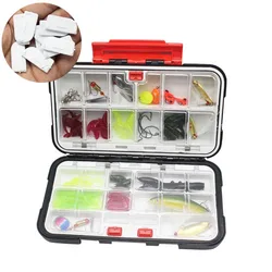 Caja de pesca impermeable para señuelos y accesorios