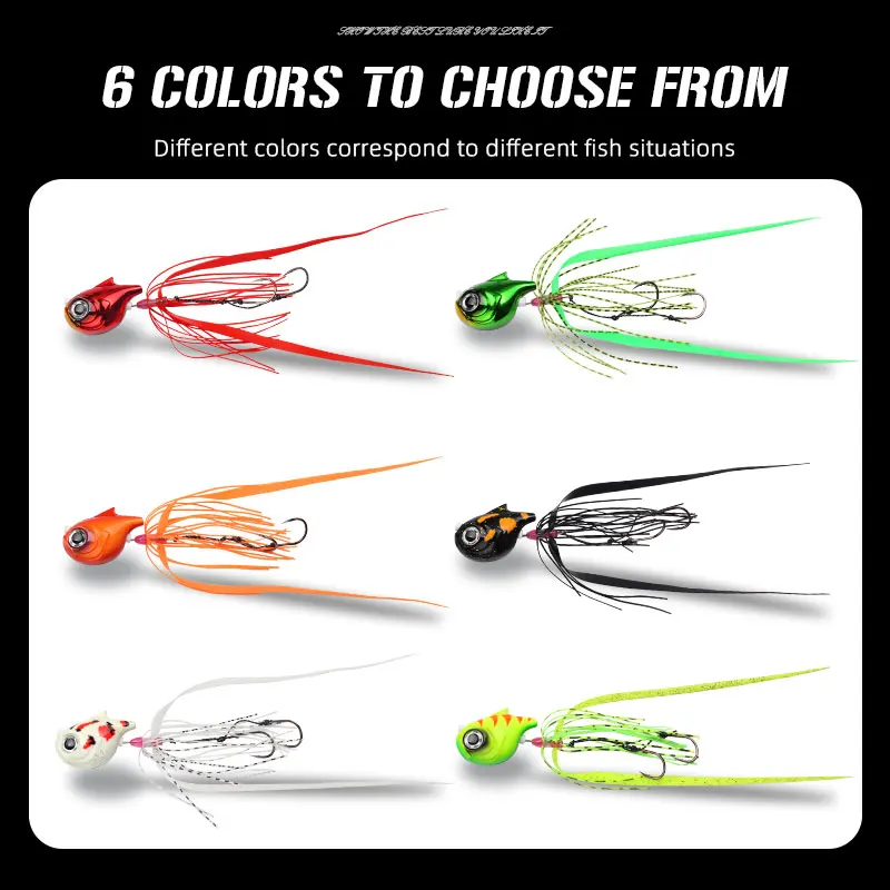 Jig Tairaba Tairubber – Señuelo metálico con falda para jigging pesado - imagen 4