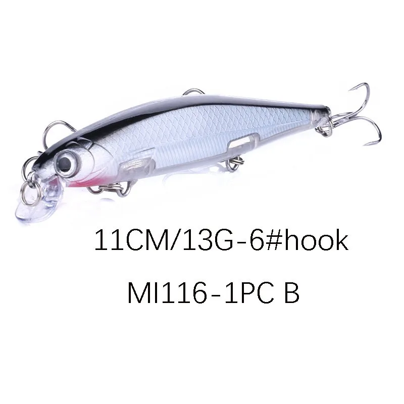 110mm 13g Swimbaits Bass pez grande señuelo de pesca Wobblers cebo duro Crankbait lengua corta señuelo de pececillo para equipo de pesca de Lucio
