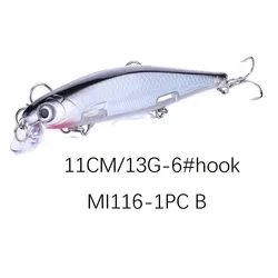 Crankbait Swimbait 110mm – Señuelo duro de lengua corta para lucio