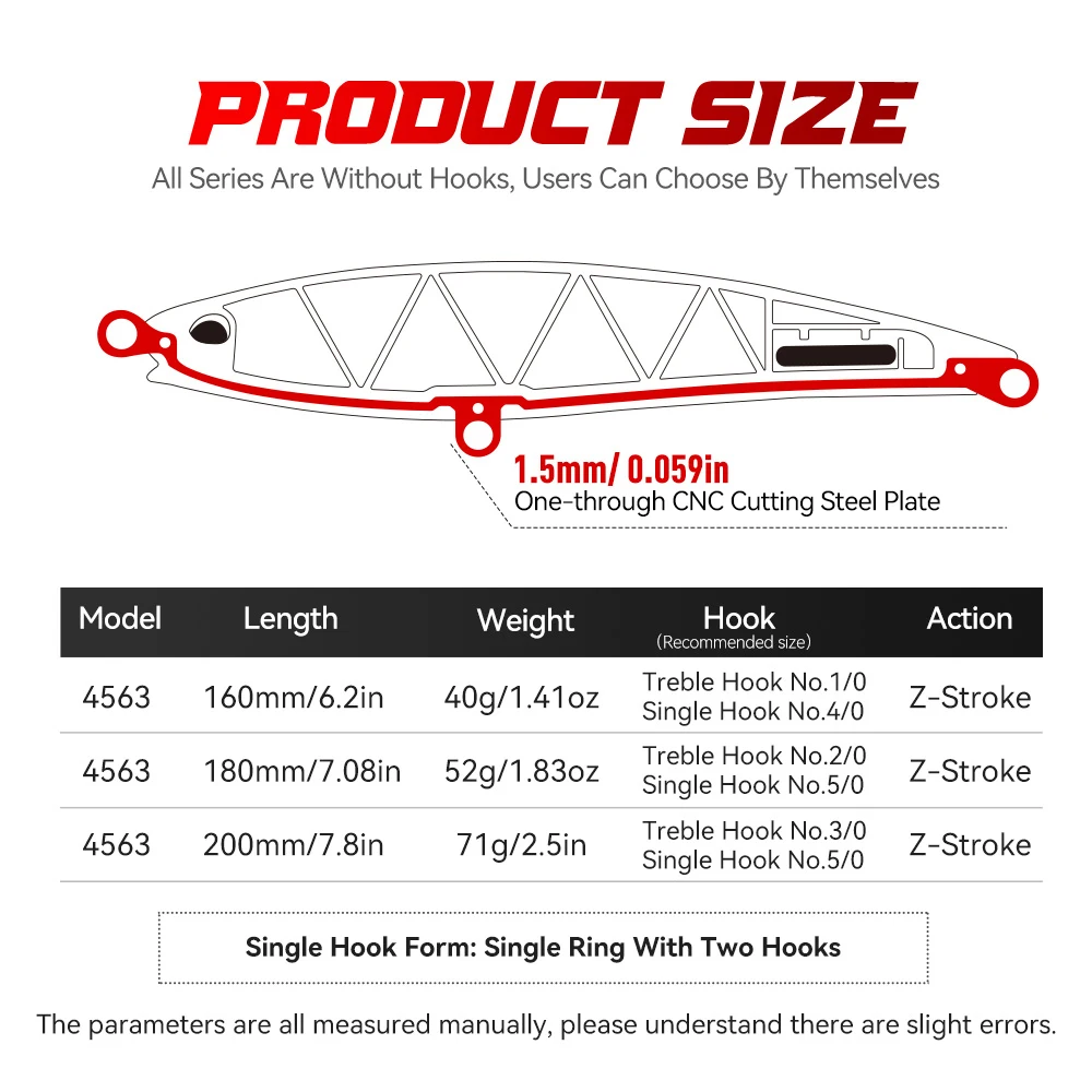 Kingdom-Señuelos de pesca de mar con lápiz flotante, 160mm, 40g, 180mm, 52g, 200mm, 71g, acción Z, Wobbler duro Artificial, cebo de atún de agua salada - imagen 3