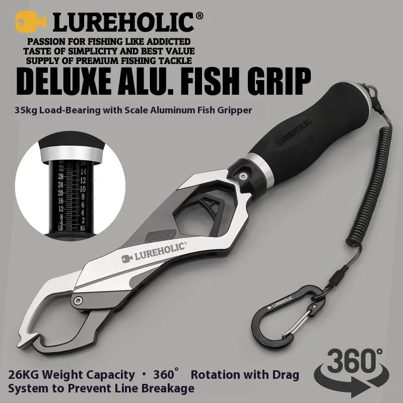 LUREHOLIC Clip Controlador de Pesca – Aluminio para grandes capturas - imagen 3