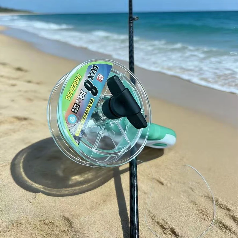 Carrete de pesca Simple multicolor, enrollador de línea, equipo de pesca fácil de usar, opciones coloridas disponibles - imagen 3