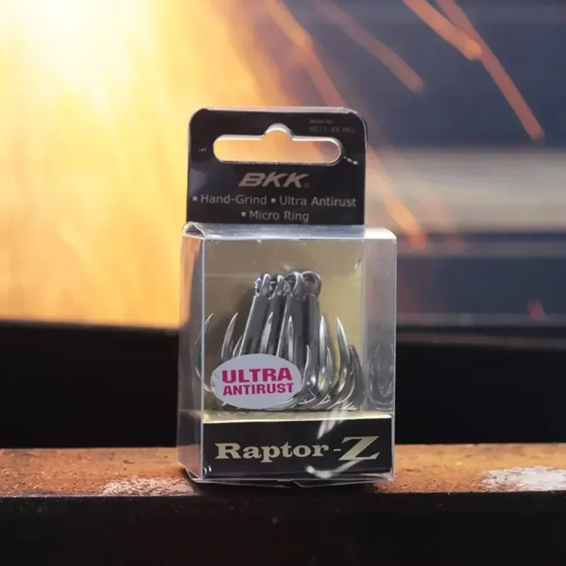 BKK Raptor Z - Anzuelos triples ultra antioxidantes para pesca