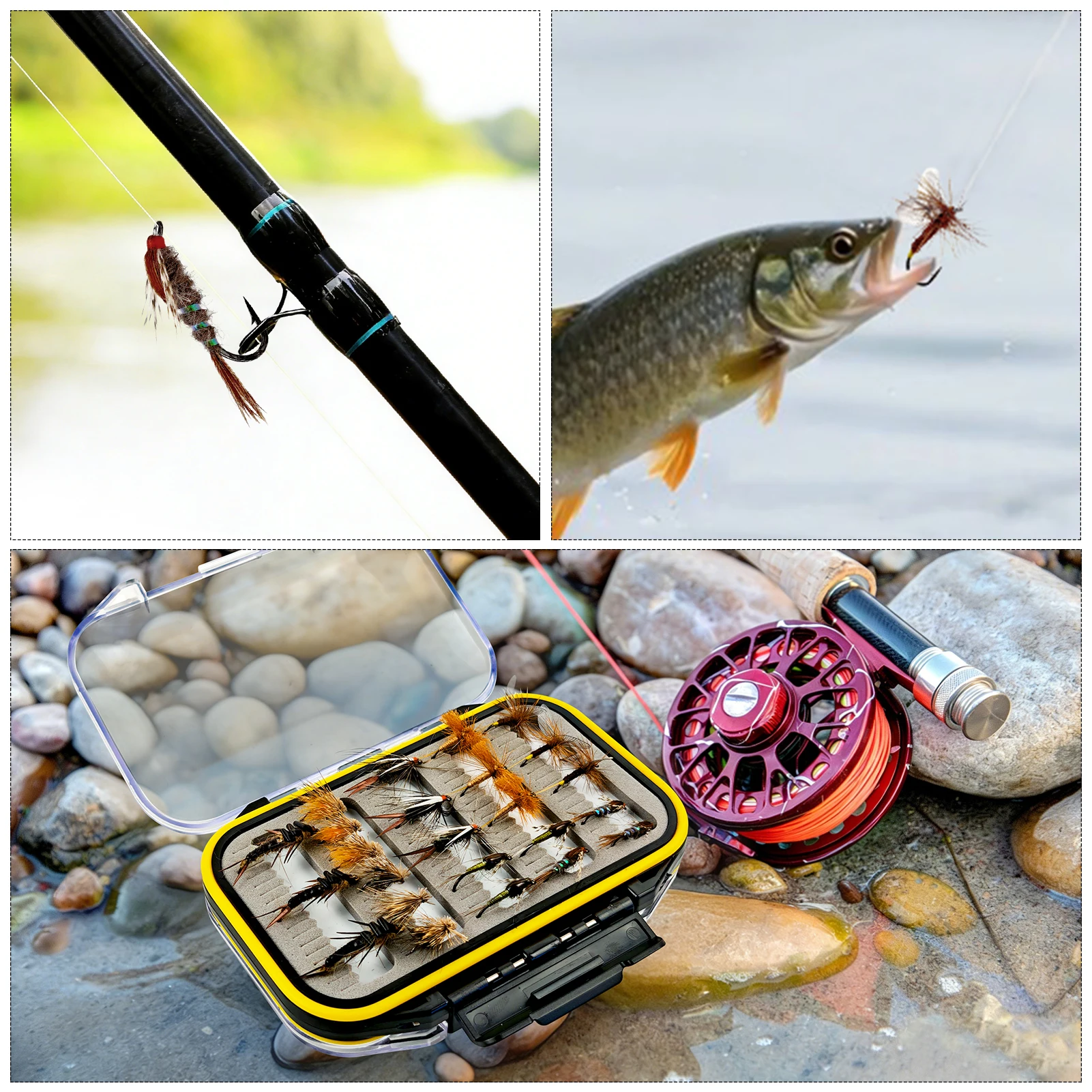 Moscas Artificiales Free Fisher para pesca con mosca, trucha y lubina - imagen 5
