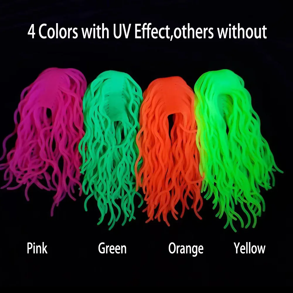 Cuerpo de gusano blando de 60 hebras, Material de atado de moscas, gusano de San Juan, gusanos de tierra, cebos de mimbre para trucha, Señuelos de Pesca - imagen 5