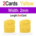 2pcs Yellow 2mm