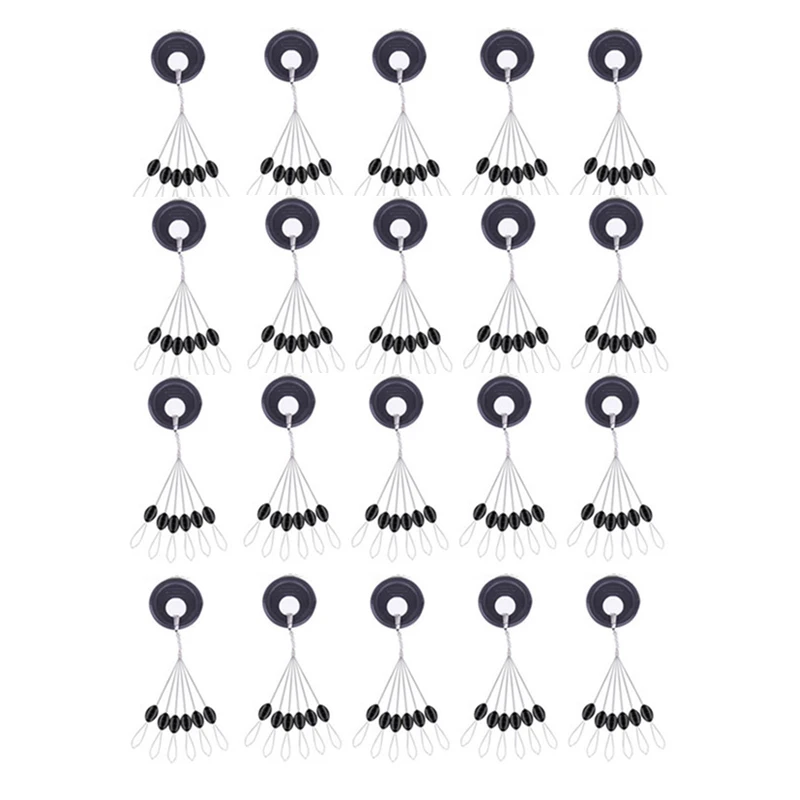 Tope de granos espaciales resistente para no dañar el sedal, accesorios de aparejos de pesca de carpa J008, 120 unids/set por juego, fácil de usar - imagen 4