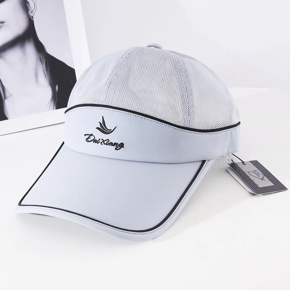 Gorra deportiva de malla, sombreros de escalada, gorras de béisbol transpirables de secado rápido, protección UV, viseras solares, gorra para correr, Camping y senderismo - imagen 2