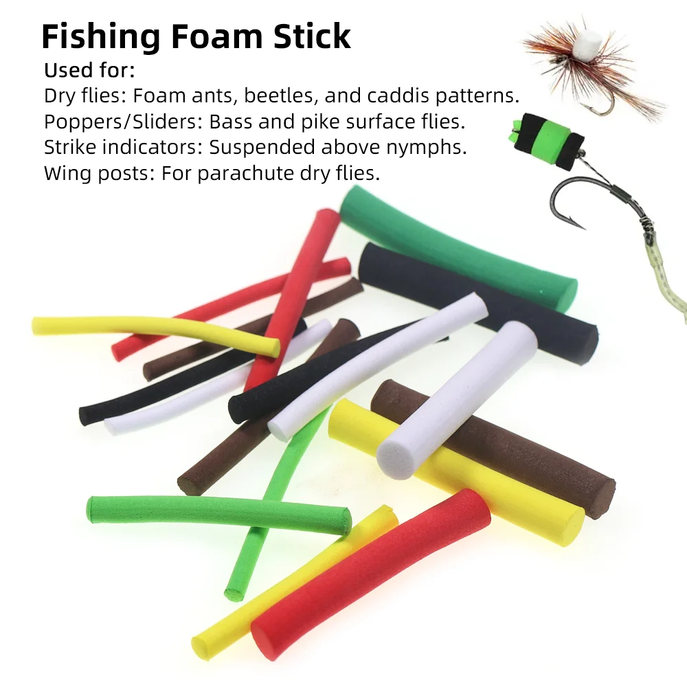 Wifreo 12 uds/2 bolsas 3mm 5mm 8mm pesca de carpa Pop Up espuma Zig Rig palos de espuma aparejo de pelo flotante carpa pesca cebo Terminal aparejos - imagen 3