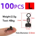 L 100pcs