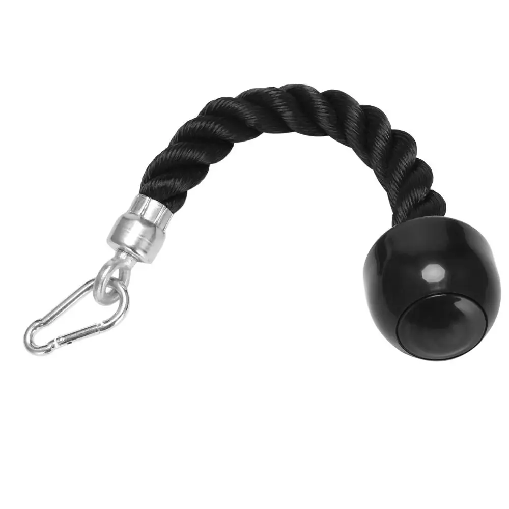 Cuerda portátil para tirar hacia abajo de tríceps, cuerda multiusos resistente para gimnasio, entrenamiento muscular, cuerda para bíceps estable, ejercicio de culturismo - imagen 4