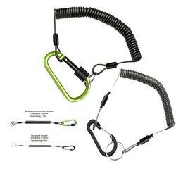 Cordón Antipérdida Retráctil con Resorte – Retención Elástica para Pesca