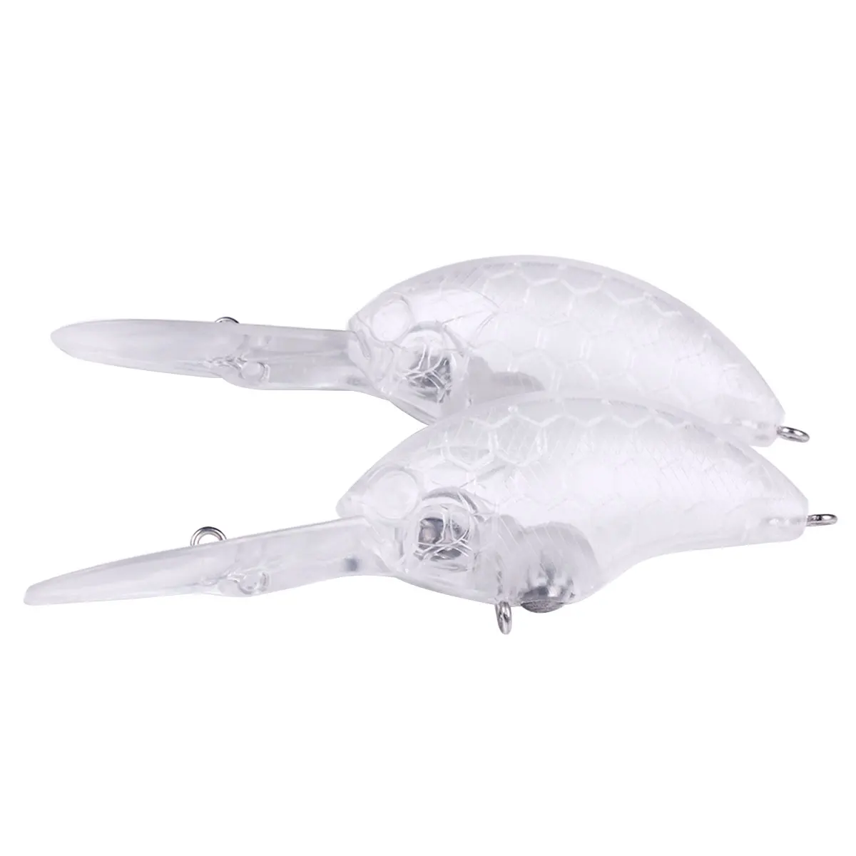 Deep Diver Crankbait 9cm Señuelo Flotante Lubina Lucio Blanco DIY - imagen 4