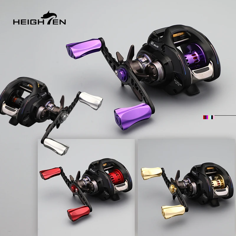 Manivela Doble Baitcasting HEIGHTEN – Centro 95mm Pometa 21mm - imagen 2