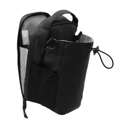 Bolsa bandolera para botella de agua magnética, bolsa ajustable multicapa para botella de gimnasio con correa para el hombro, bolsa deportiva cruzada impermeable