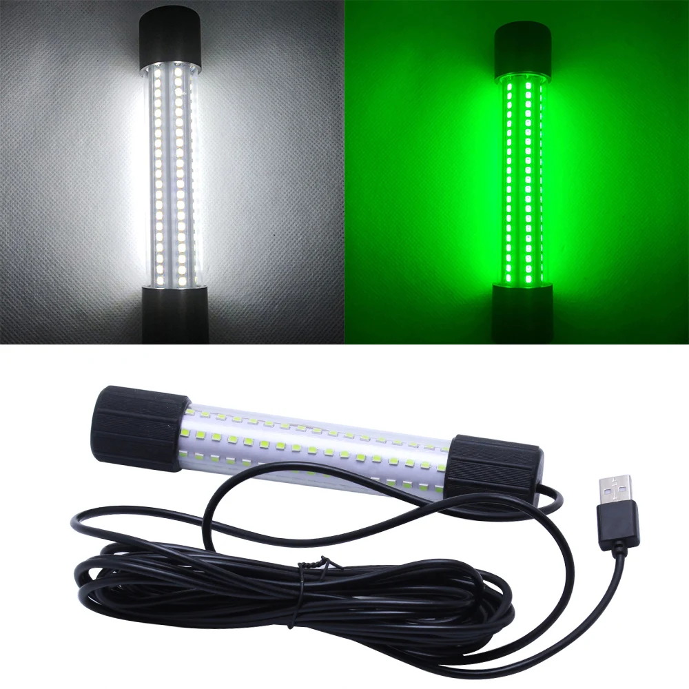 Luz LED subacuática USB para pesca nocturna de alta luminosidad - imagen 2