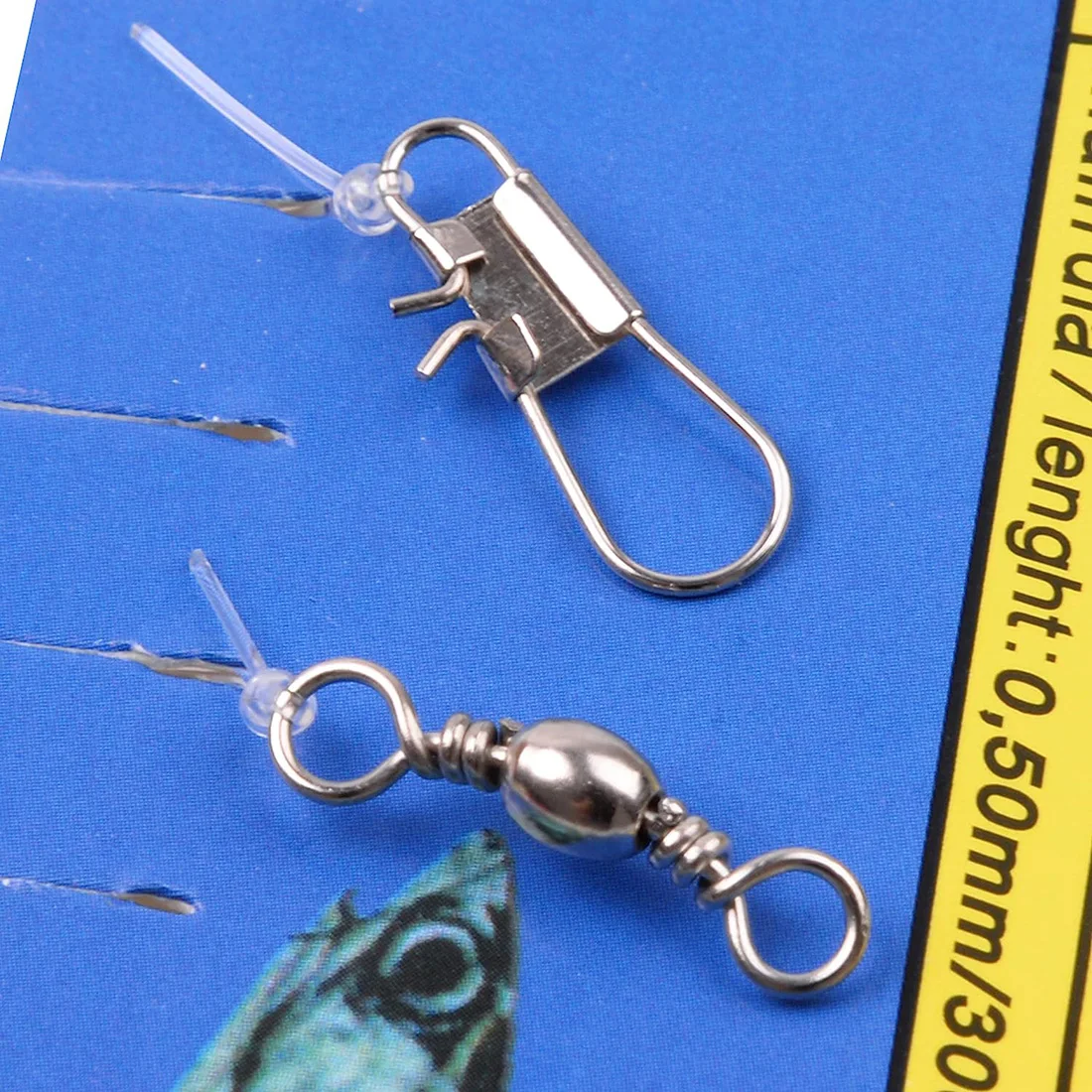 Aparejo de cebo vivo para pesca en el mar, anzuelo de cuerda con cuentas luminosas de piel roja para peces pequeños de caballa, aparejo de pesca en agua salada, 100/200 paquetes - imagen 4